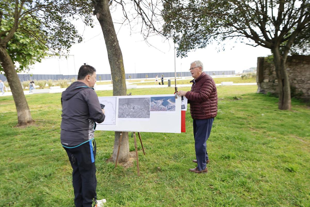 La Rambla de Gijón: un espacio próximo a Naval que un grupo de vecinos de El Natahoyo aspira a "recuperar la memoria del lugar" (en imágenes)