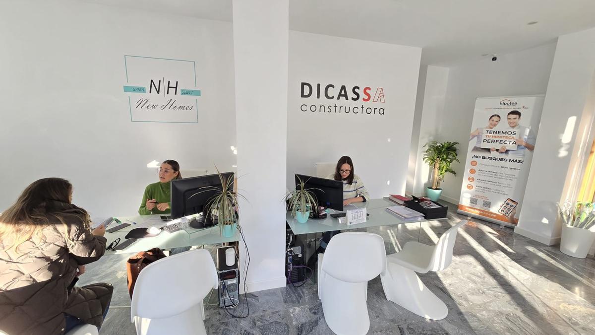 Oficina de New Homes Inmobiliaria.