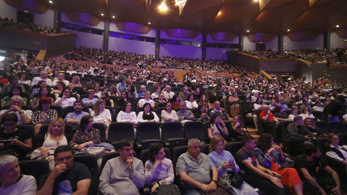 Público en un espectáculo en el Palacio de la Ópera de A Coruña