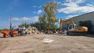 El Consorci de Residus habilita una parcel·la de 14.000 metres quadrats a la Font d'en Carròs per a acumular els residus de la dana Adam en la Safor