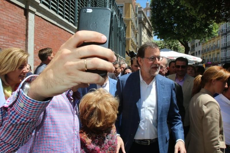 Mariano Rajoy inicia la precampaña en Málaga