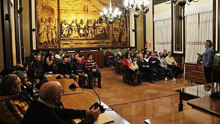 Asamblea de concejales de la Mancomunidad de Interés General Urbana de Zamora.