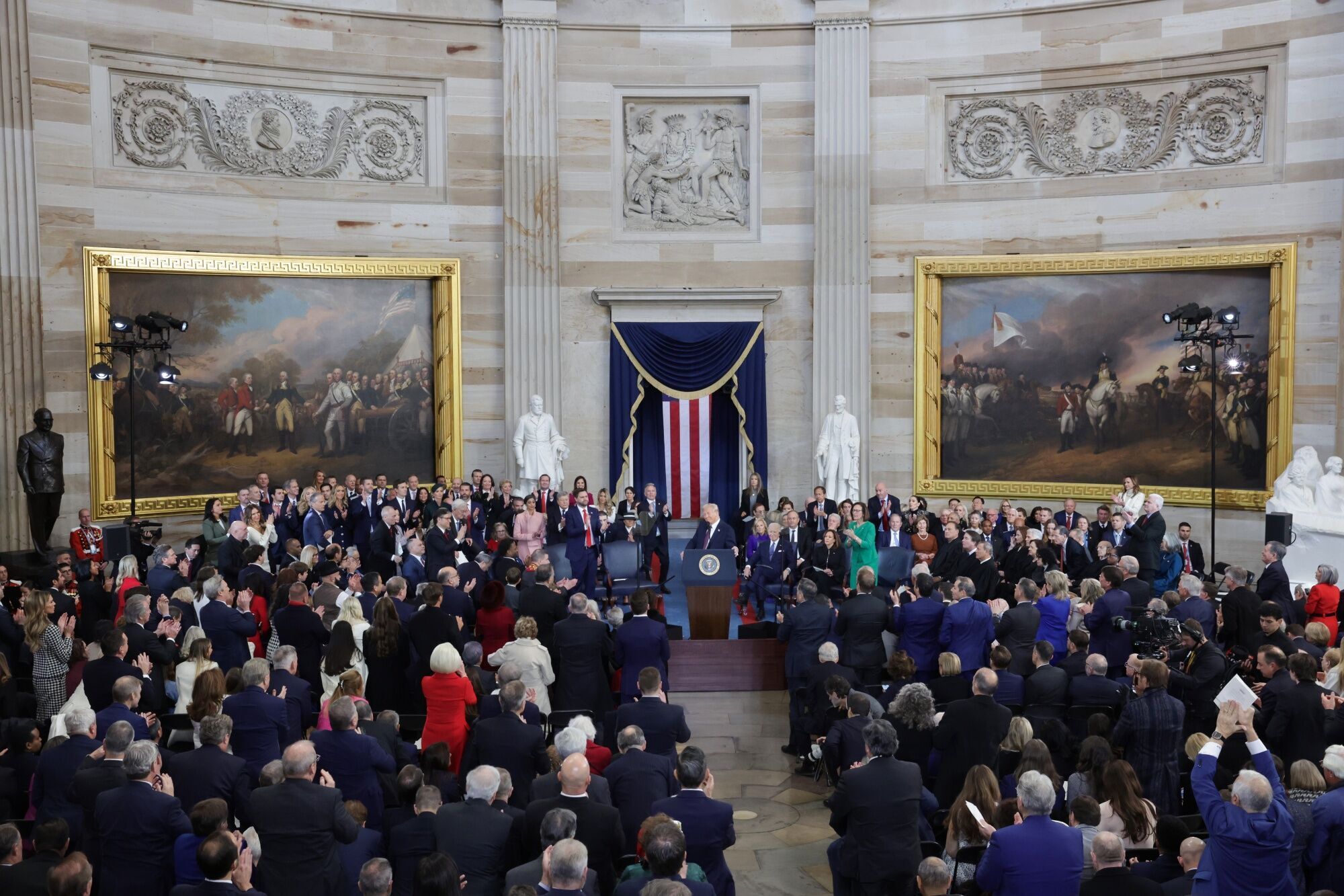 La investidura de Donald Trump, en fotos