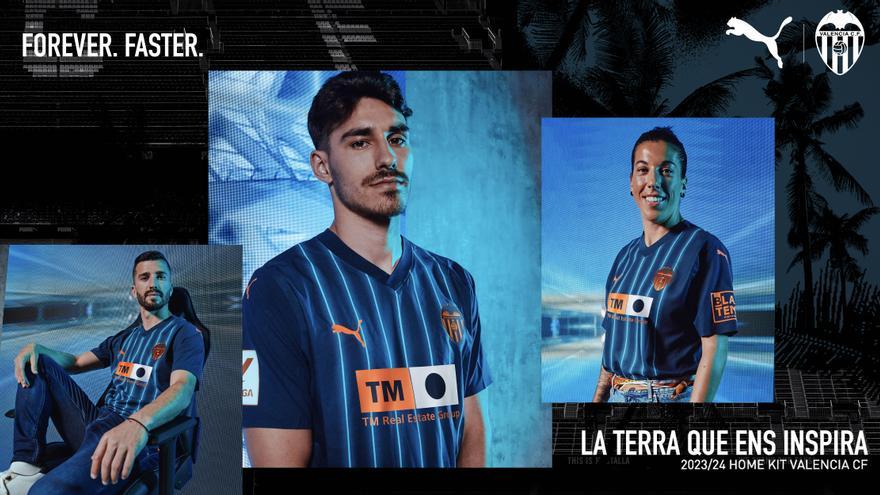 Así es la segunda camiseta del Valencia CF