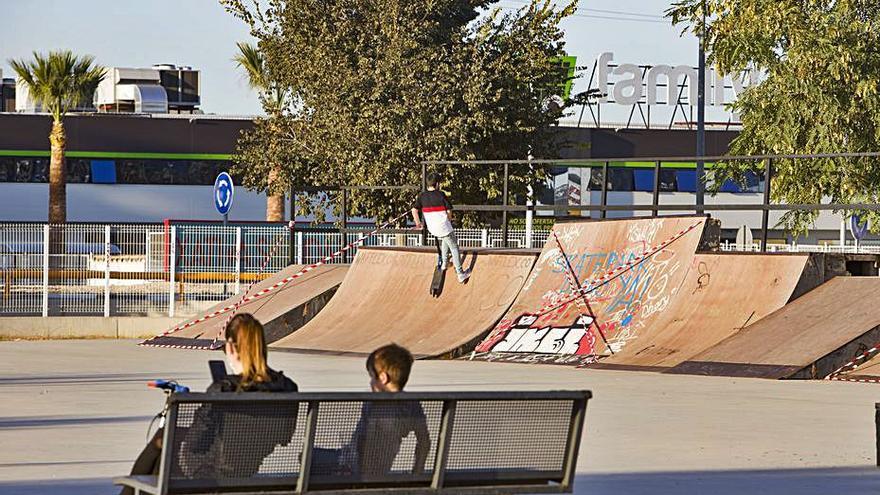 Pista del skatepark de Xàtiva, en una imagen de archivo | PERALES IBORRA