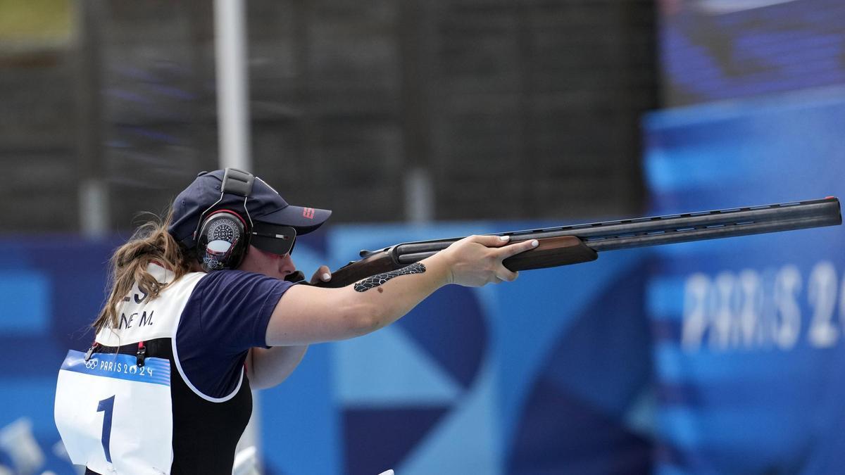 Mar Molné, cuarta en tiro