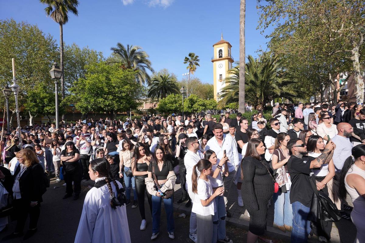 Córdoba. Semana Santa 2026 Domingo de Ramos Dominica y Real Hermandad y Cofradía del Santísimo Cristo del Amor, Nuestro Padre Jesús del Silencio en el Desprecio de Herodes, y María Santísima de la Encarnación