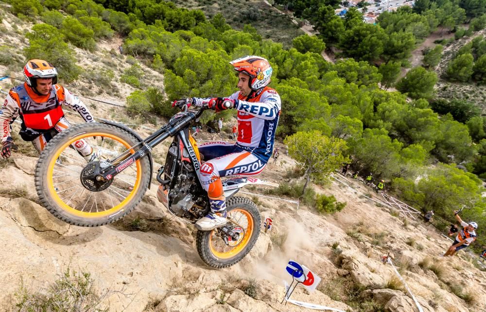 Bou se luce en el Mundial de Trial de La Nucía.