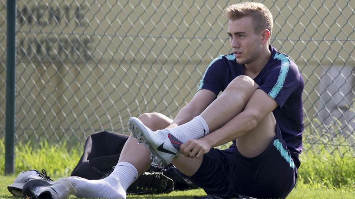 La recuperación de Oriol Busquets va por muy buen camino