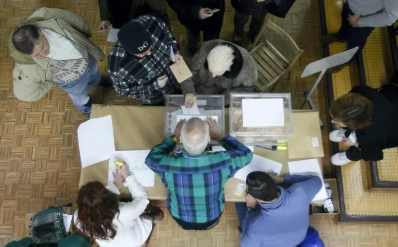 Jornada electoral en Zaragoza
