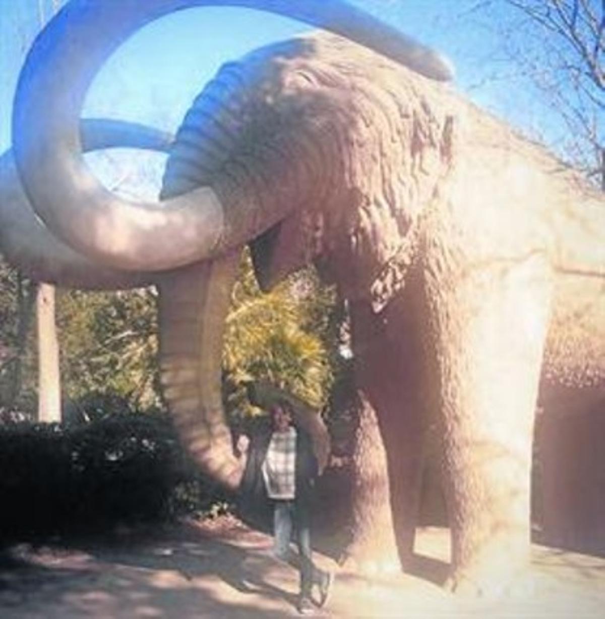 Ron Wood i el mamut de la Ciutadella_MEDIA_1 Ron Wood i el mamut de la Ciutadella_MEDIA_1