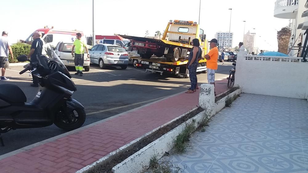 Accidente con dos camiones en Torrevieja