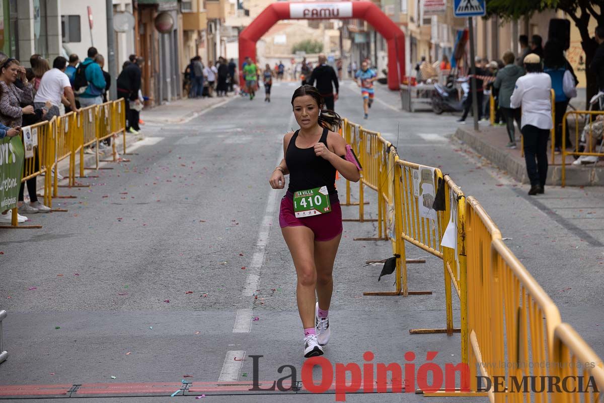 Carrera Popular Urbana y de la Mujer de Moratalla ‘La Villa, premio Marín Giménez (línea de meta)