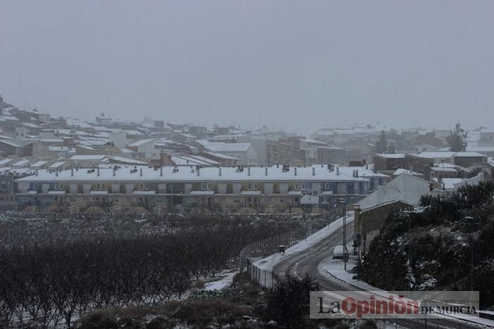 Un manto blanco cubre Bullas