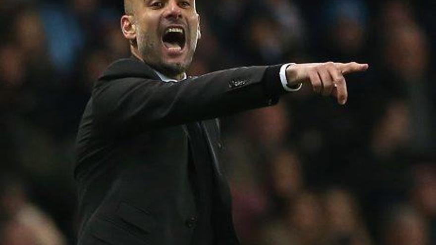 Pep Guardiola va veure com li empataven un 2 a 0 a favor