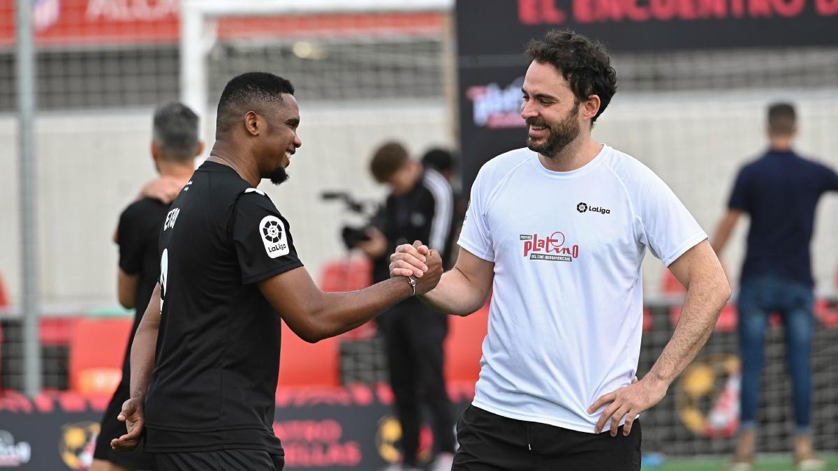 Samuel Eto'o sufre por el futuro del FC Barcelona en la Champions League