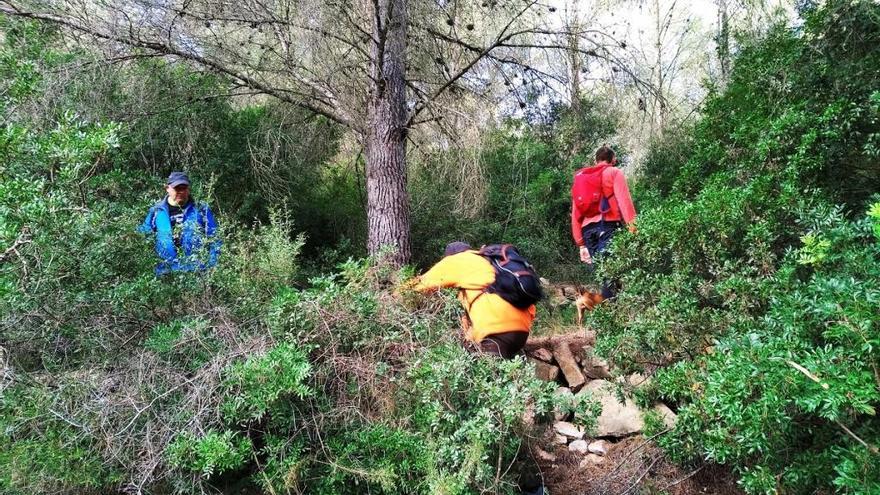 Los voluntarios revisaron a fondo parajes como el de la Font de la Mata.