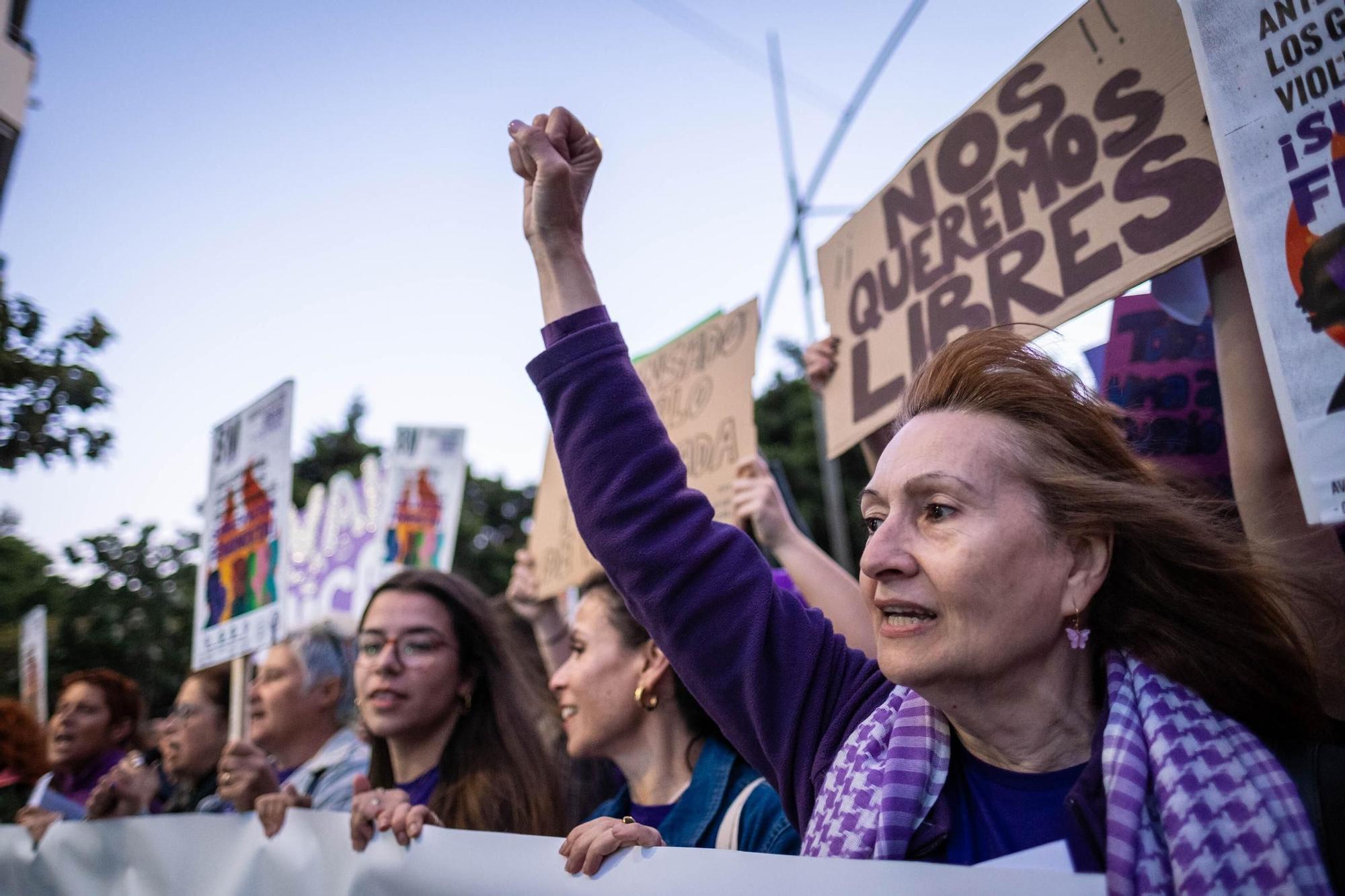 Manifestación del 8M en Santa Cruz