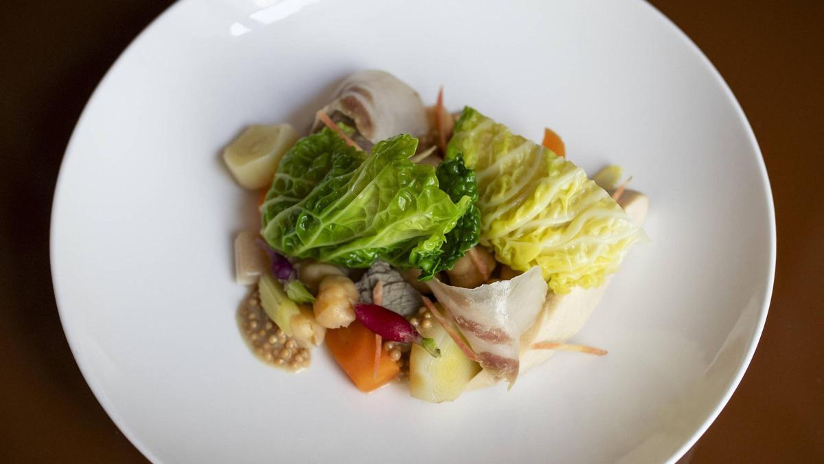 La ensalada de 'escudella' del restaurante Franca.