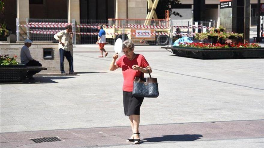 Temperaturas significativamente altas para la época del año en Aragón