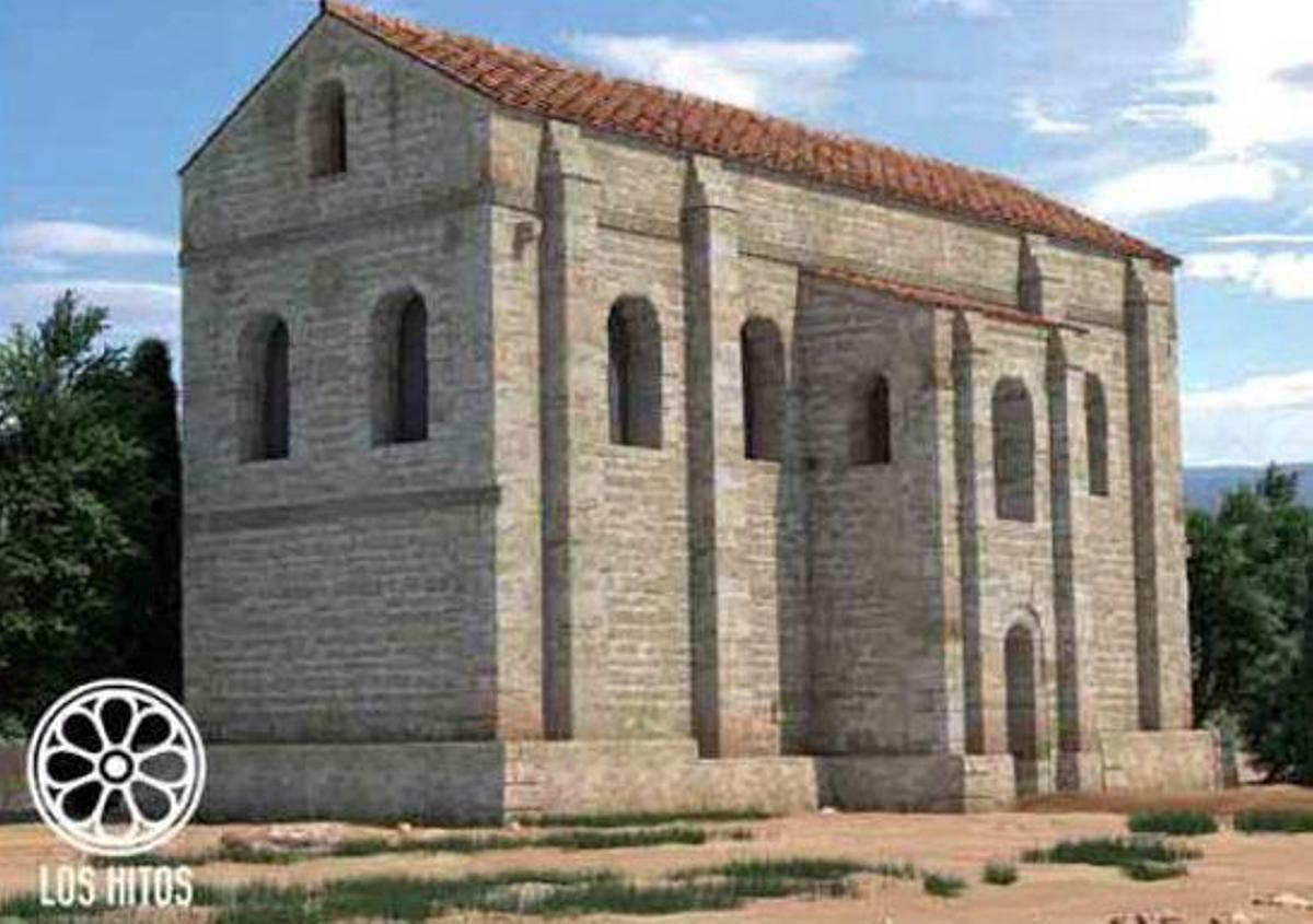 El palacio visigodo de Arisgotas es un prototipo de Santa María del Naranco, según los arqueólogos