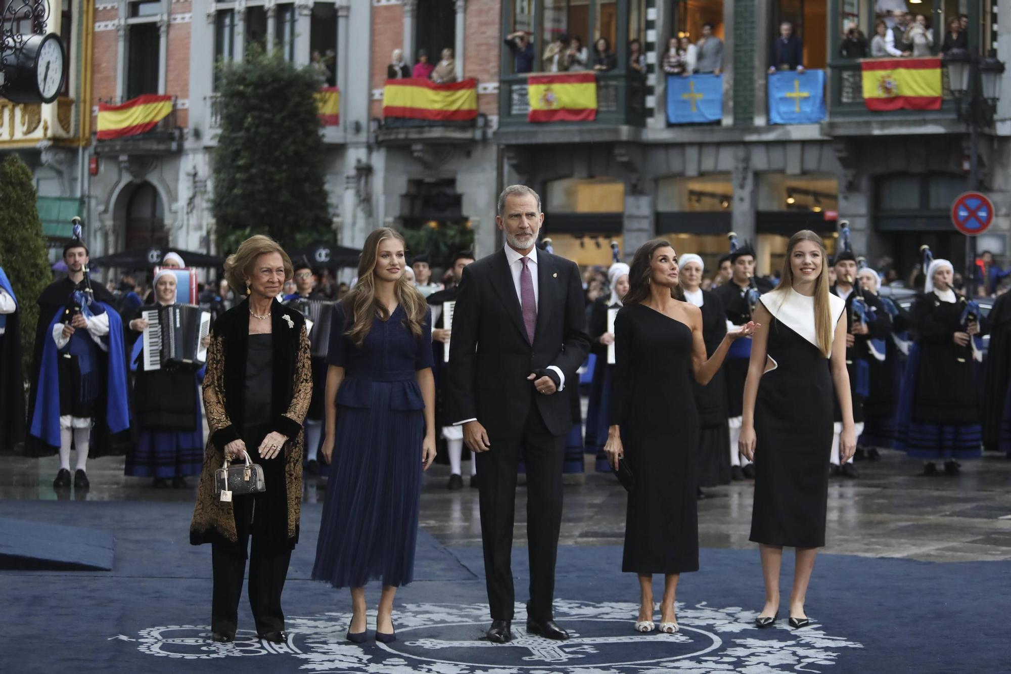 EN IMÁGENES: Así fue la alfombra azul de los Premios Princesa de Asturias 2023