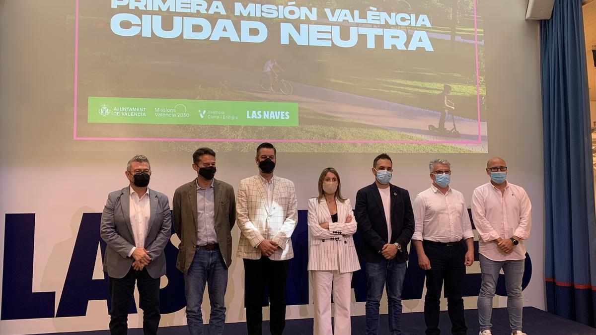 Acto de presentación de la primera misión València Ciudad Neutra en Las Naves.