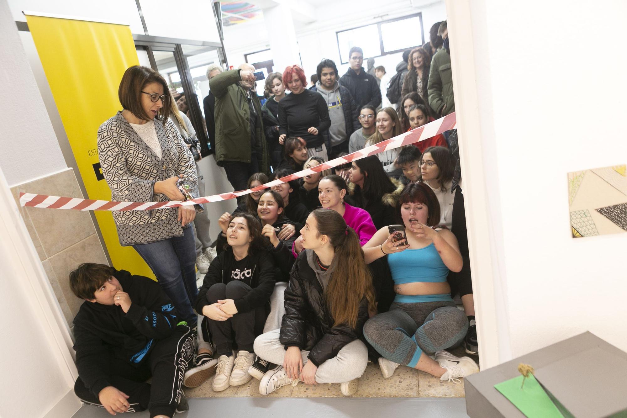 Inauguración de la nueva sala de exposiciones del IES Menéndez Pidal