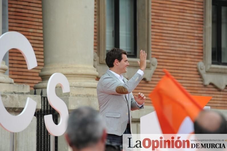 Albert Rivera, líder de Ciudadanos, en Murcia