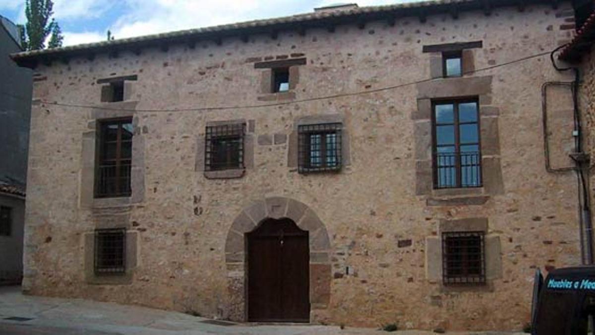 Fachada del Palacio de Atienza, en Guadalajara.