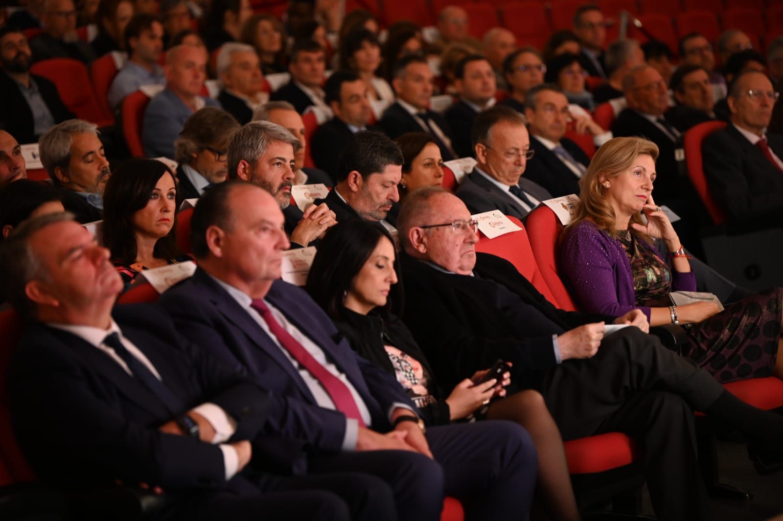 Entrega de premios en el acto de la Cámara de Comercio de Castellón