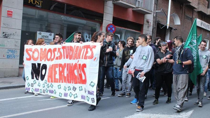 Huelga por la LOMCE en Murcia