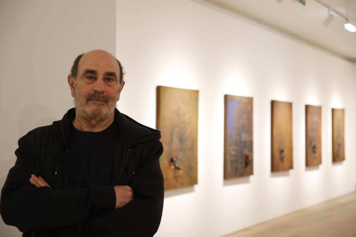 Mariano Matarranz, en la exposición que le dedica el Museo de Bellas Artes de Asturias.