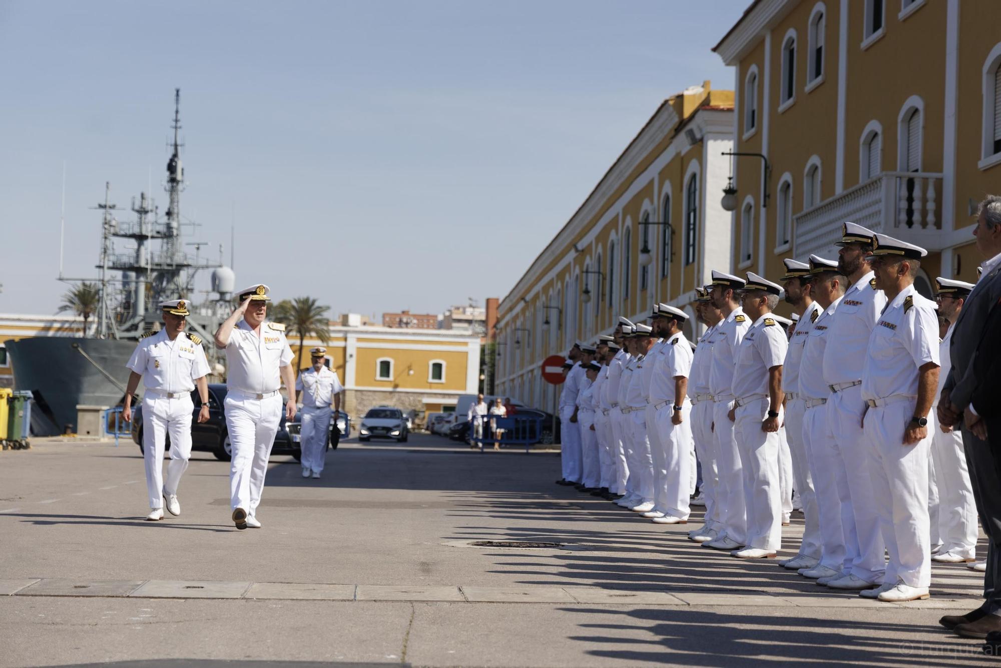 Llegada del Hespérides al puerto de Cartagena