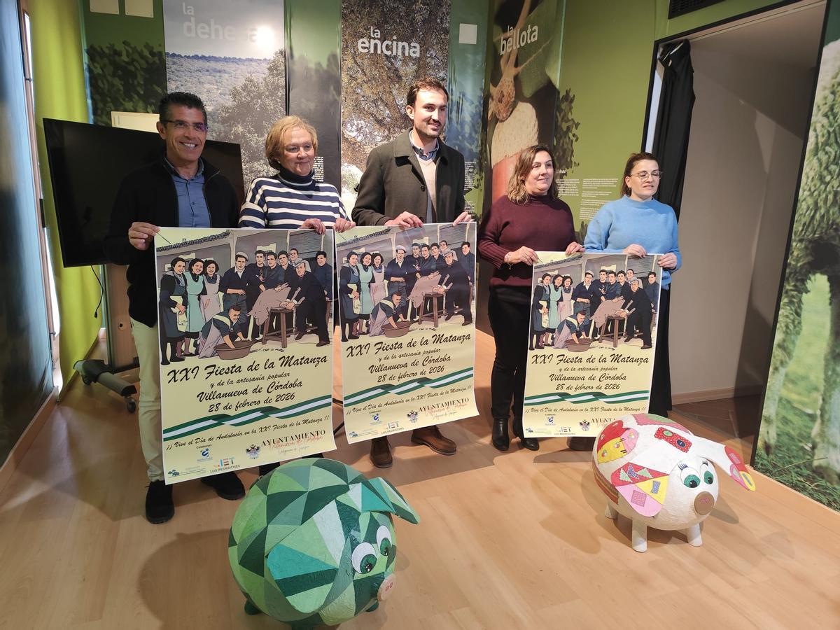 Presentación de la matanza del cerdo de Villanueva de Córdoba.