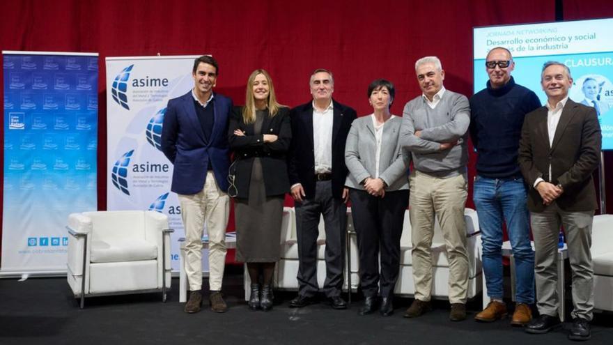 Representantes de Asime y Cobre San Rafael.   |  FdV