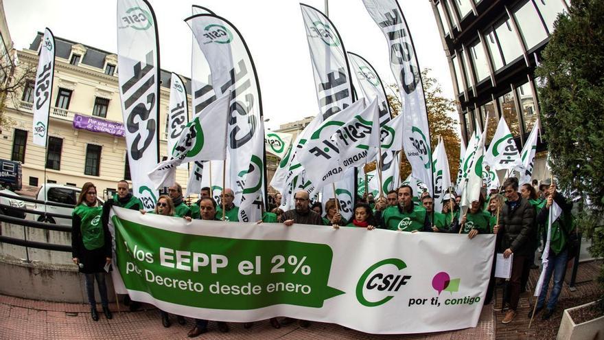Csif protesta este sábado en Madrid por el salario de los funcionarios