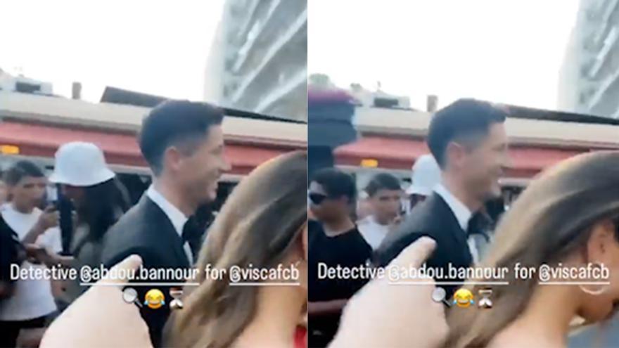 ¿Le delata? Así reaccionó Lewandowski cuando escuchó la palabra "Barça"