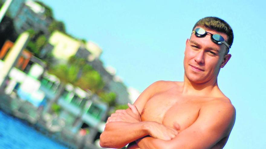 Alberto Martínez, un prodigio de la natación en aguas abiertas.