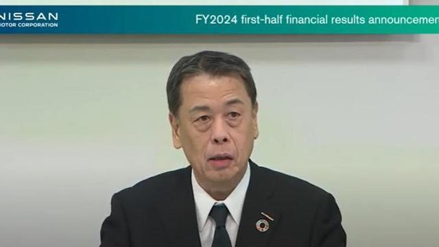 Makoto Uchida, director ejecutivo de Nissan durante la presentación de los resultados.