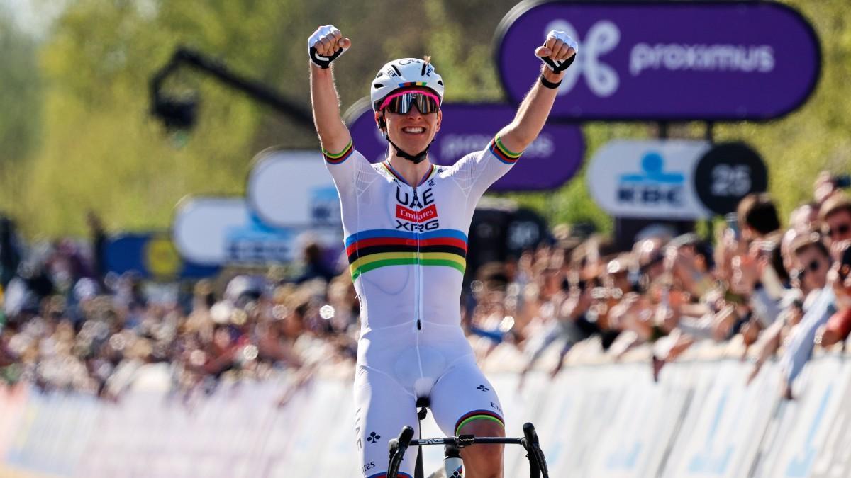 Pogacar, vencedor del Tour de Flandes