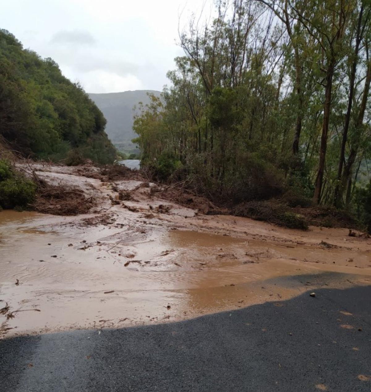 Imagen de archivo del paso del temporal por Cortes de la Frontera