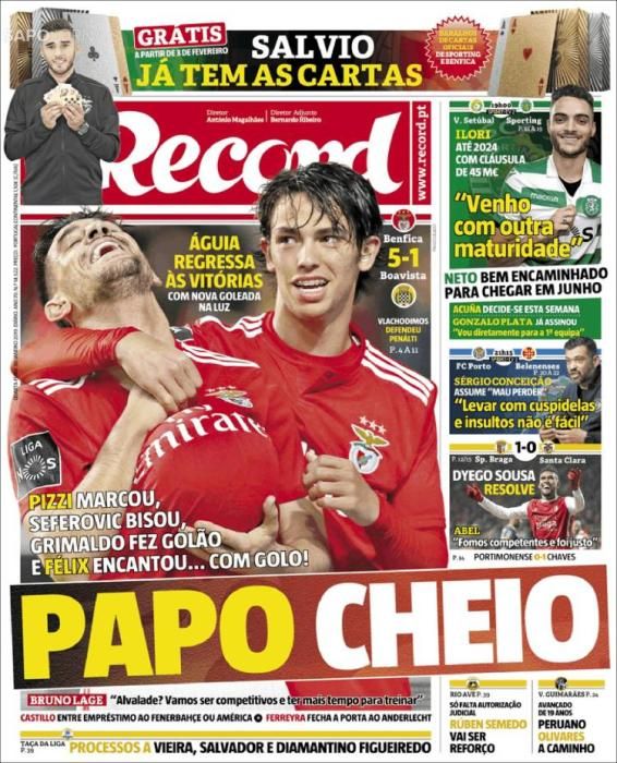 Portada RECORD miércoles 30 enero 2019