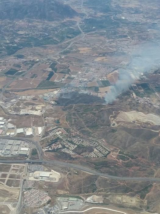 Se declara un incendio en Los Asperones