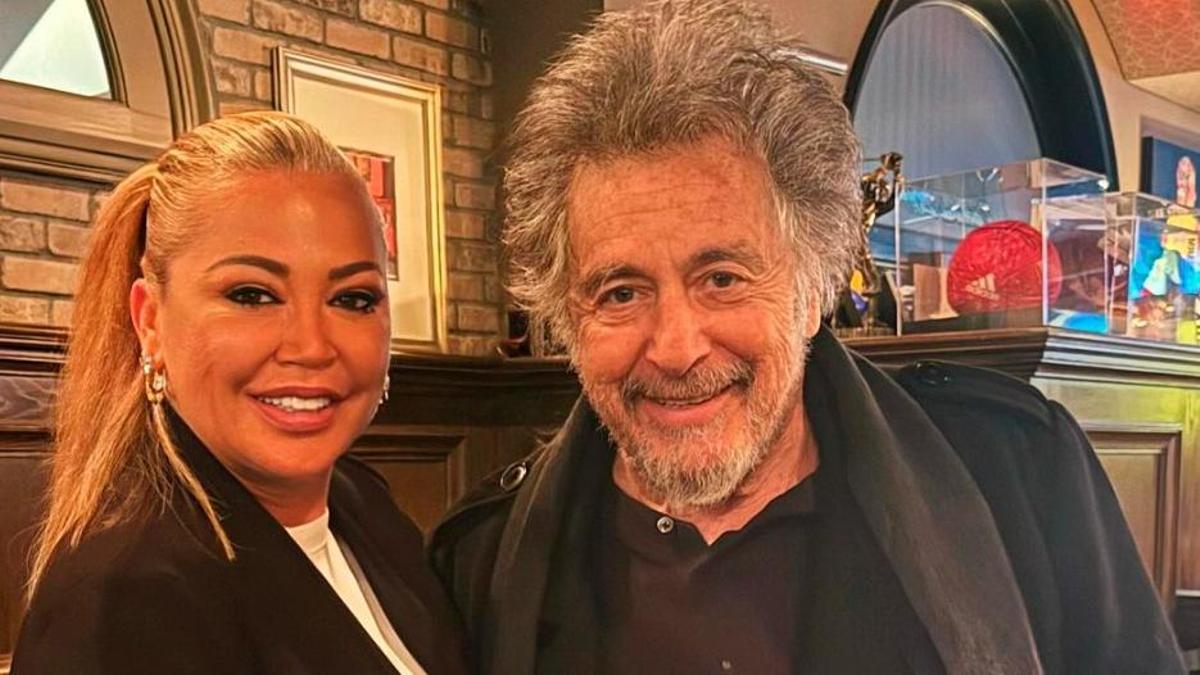 La foto de Belén Esteban y el actor Al Pacino.