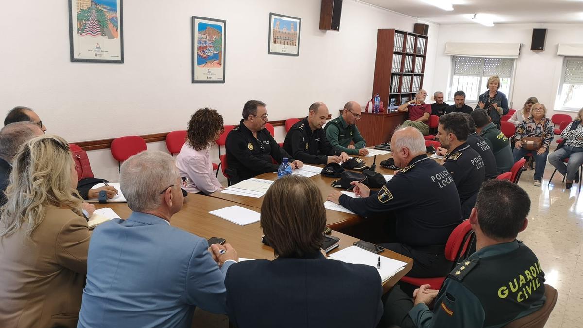 Un instante de la reunión celebrada en El Rebolledo.