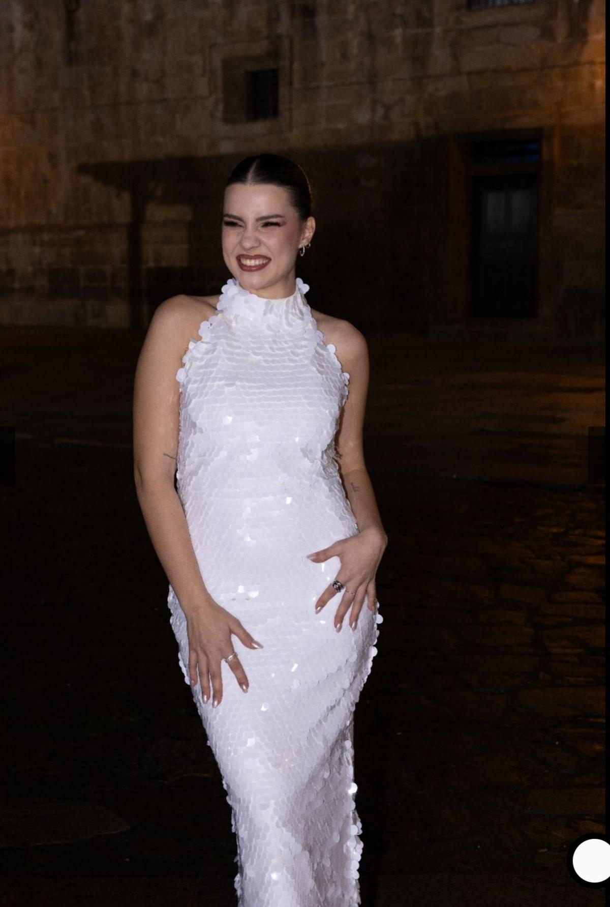 Aitana del Mar lució un diseño de Nicolás Montenegro