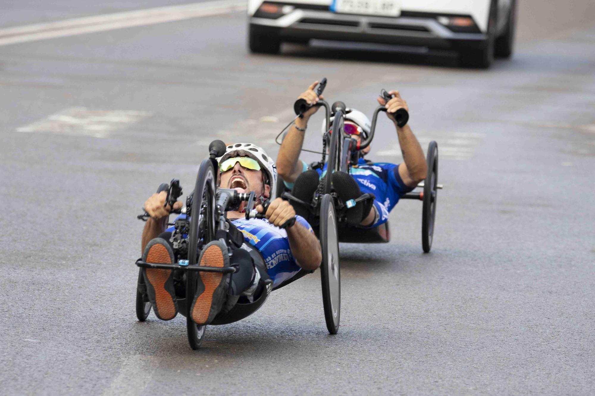 El paracycling se adueña de las calles de Xàtiva