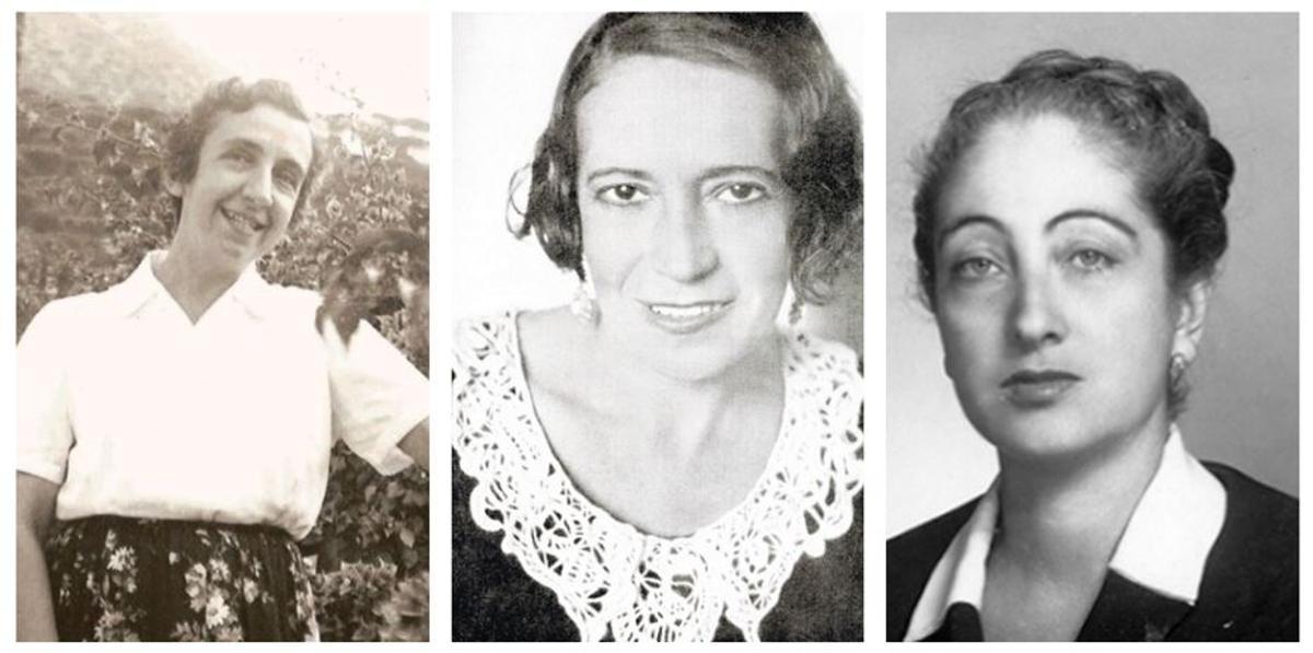 Vernet, Bertrana i Orriols, d'esquerre a dreta