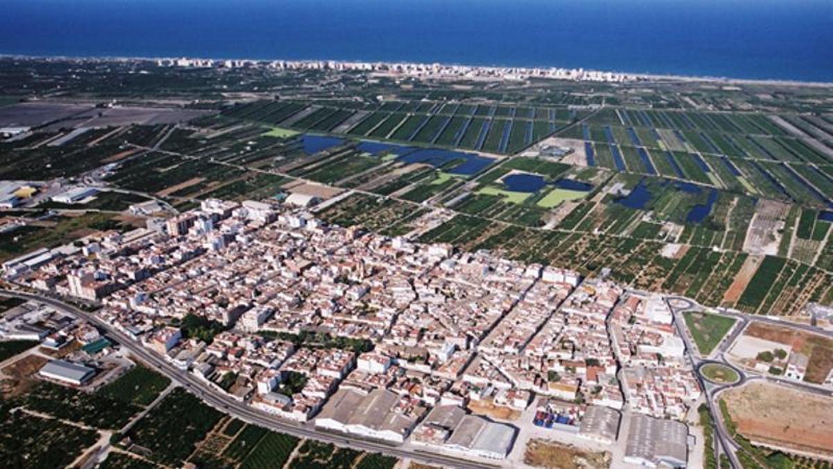 Imagen aérea de Xeraco, en archivo.